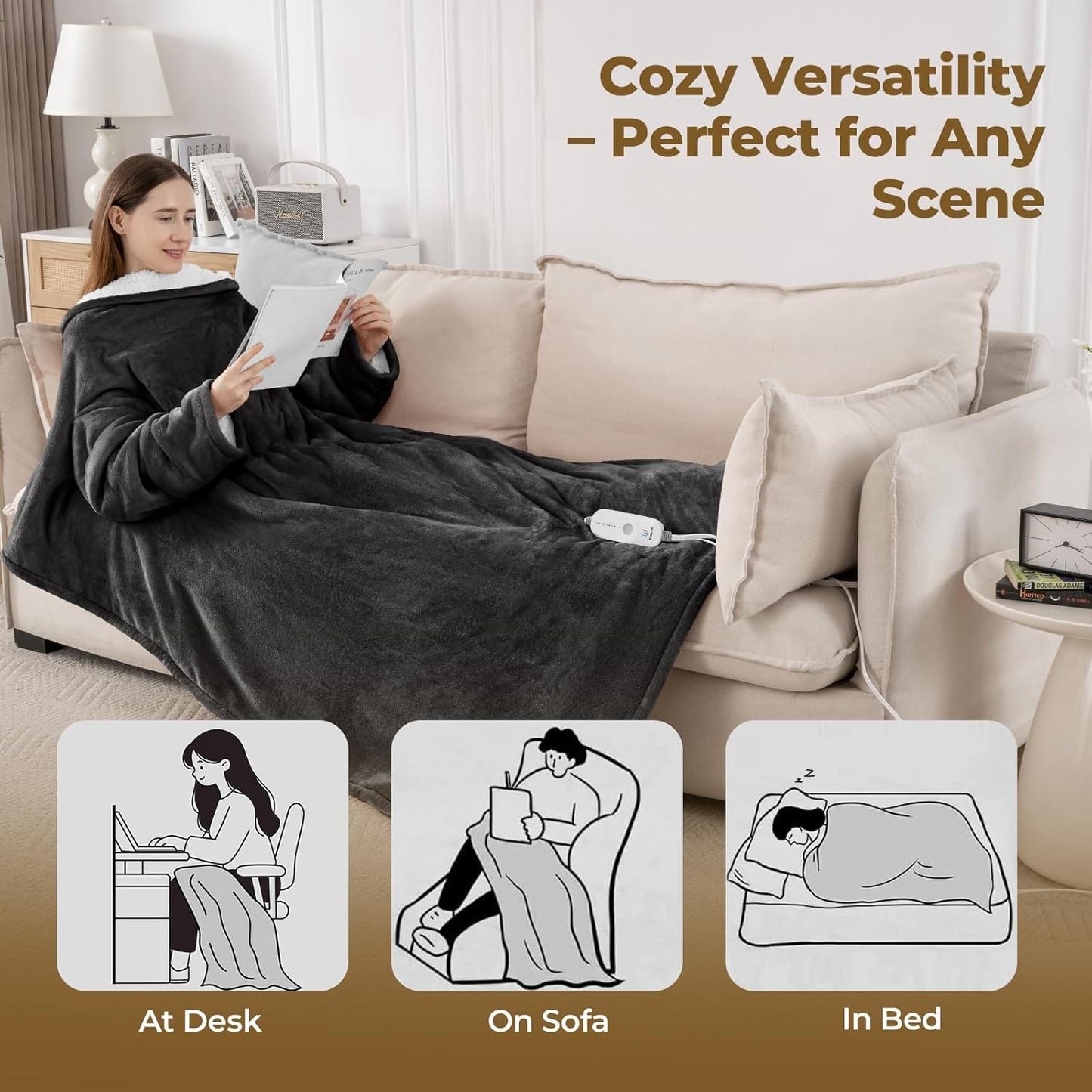 CozyTherme™ Heated Wearable Mantle